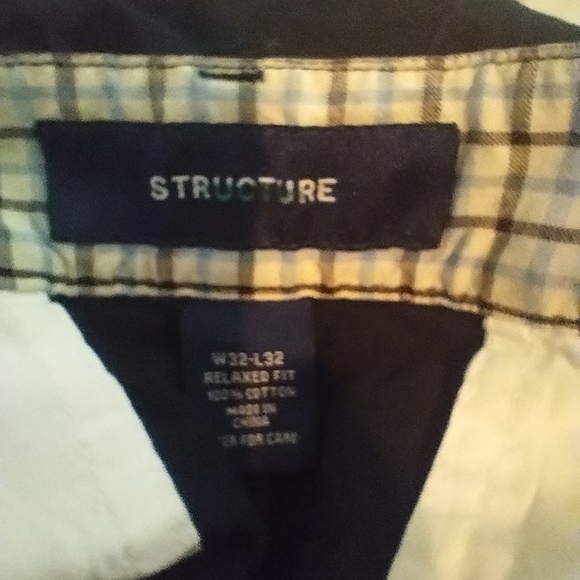 Structure Black  Pants - Picture 3 of 3